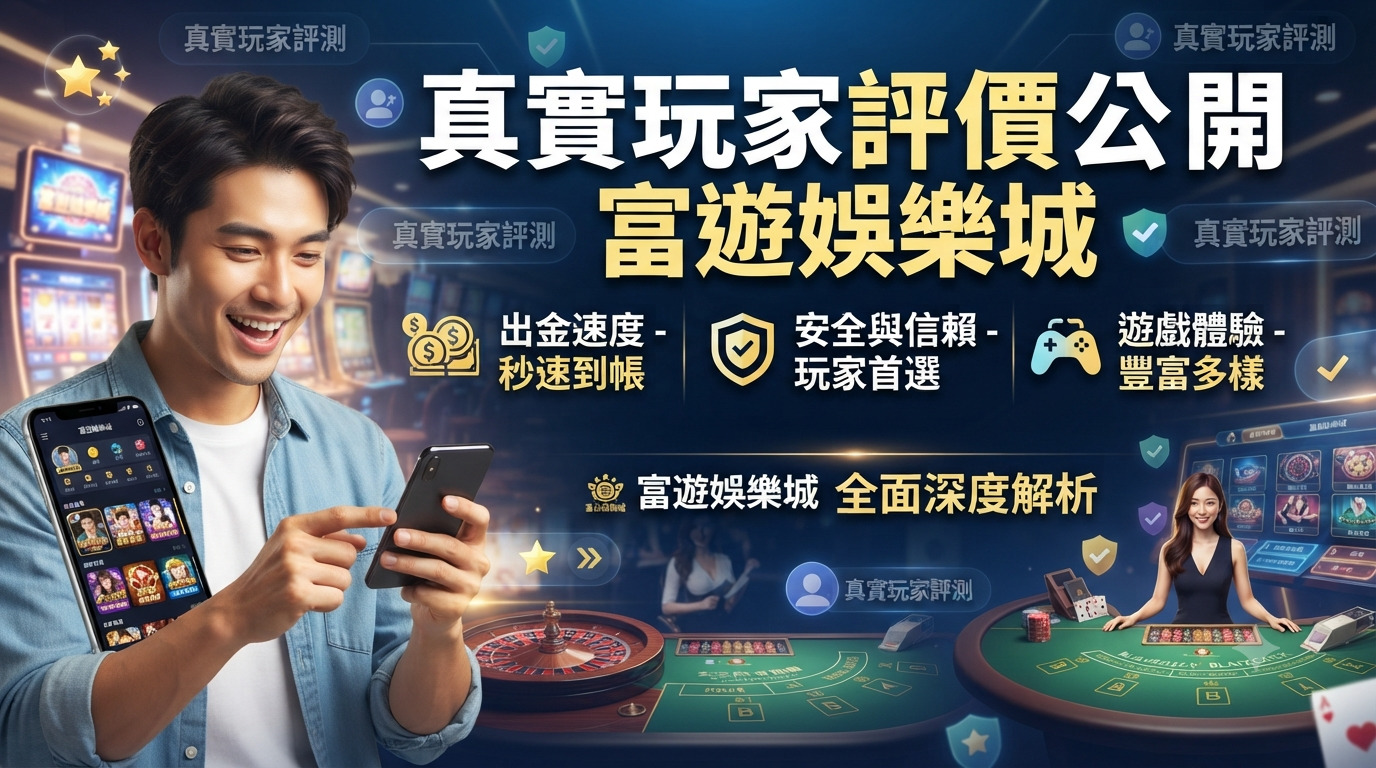 真實玩家評價公開：富遊娛樂城出金速度、安全與遊戲體驗全解析